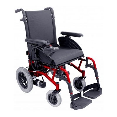Электро кресло для инвалидов Doctor Life HS-6100 18Ah, Тайвань (красно-черный) выбрать на сайте Orto-med.com.ua
