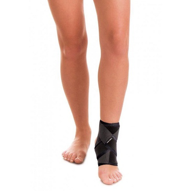 Купити бандаж на гомілковостопний суглоб роз'ємний неопреновий, Тип-414, Toros (Україна), чорного кольору на сайті orto-med.com.ua