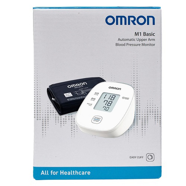 Купить давлениемер автоматический с манжетой на плечо OMRON M1 Basic, Япония (белый) на сайте Orto-med.com.ua
