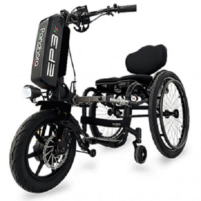 Електричний привід для механічного візка інвалідного Pandhora PND-P3-STD (чорний), Італія купити на сайті Orto-med.com.ua