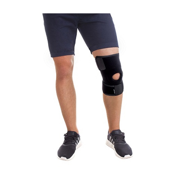 Купити роз'ємний бандаж для колінного суглоба (неопреновий), Тип-515, Toros (Україна), чорного кольору на сайті orto-med.com.ua