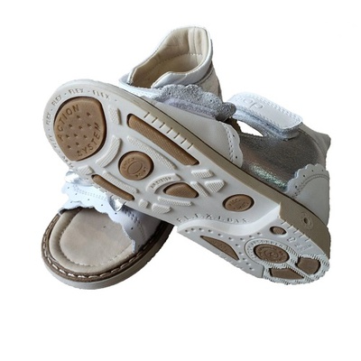 Купить ортопедическую обувь для девочки Ortop 500WS бело-серебряные, размер 25, Украина на сайте Orto-med.com.ua