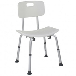Розбірний стілець для ванни та душу зі спинкою OSD ACSS00 (білий), Китай обрати на сайті Orto-med.com.ua