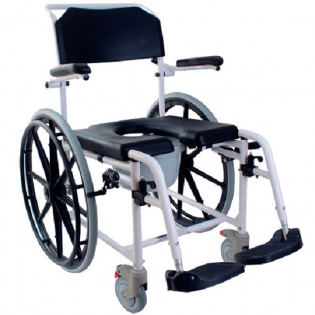 Крісло для інвалідів для душу та туалету OSD-B300, Китай (чорний) купити на сайті Orto-med.com.ua