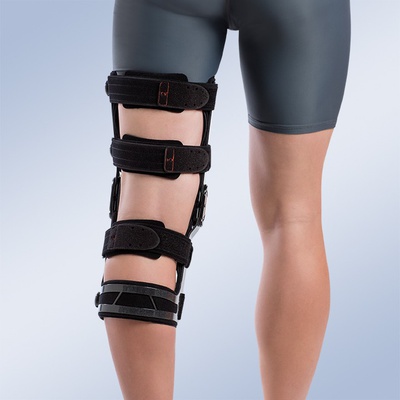 Купить армований ортез коленного сустава, оснащен регулируемыми двухосных полицентрическая шарнирами OCR200, Orliman, (Испания) на сайте orto-med.com.ua