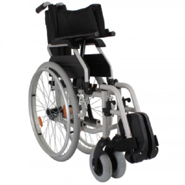 Приобрести инвалидную алюминиевую тележку с настройкой центра тяжести и высоты сидения OSD-AL-**, черную (Китай) на сайте Orto-med.com.ua