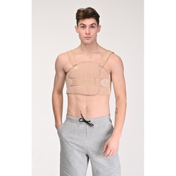 Бандаж реберный послеоперационный разъемный на грудную клетку БР-3Т COMFORT бежевый мужской на сайте Orto-med.com.ua