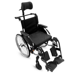 Обрати багатофункціональне інвалідне крісло  реклайнер Invacare Action 2 NG, Франція (чорний) на сайті Orto-med.com.ua