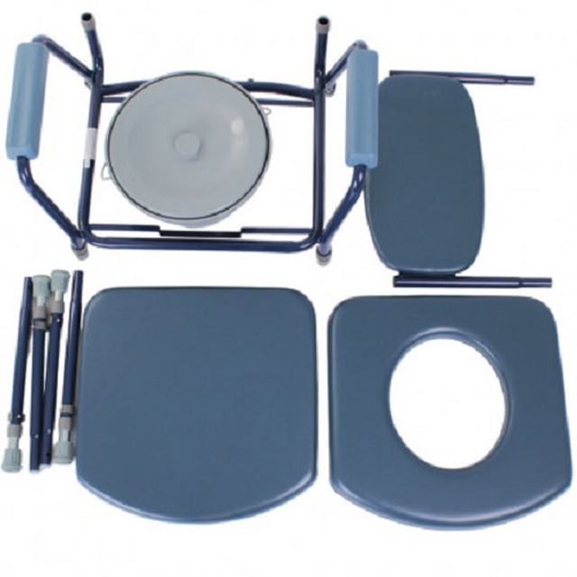 Купити розбірний стілець-туалет з м'яким сидінням OSD-3105 (синій), Китай на сайті Orto-med.com.ua