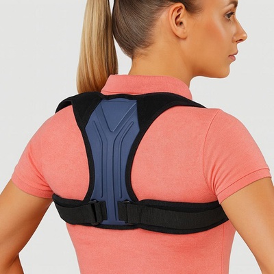 Бандаж для коррекции осанки Aurafix E-142 взрослый, Турция, черный заказать на сайте Orto-med.com.ua