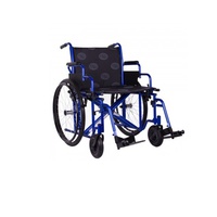 Купити інвалідний візок з посиленою рамою MILLENIUM Heavy Duty, чорного кольору на сайті orto-med.com.ua