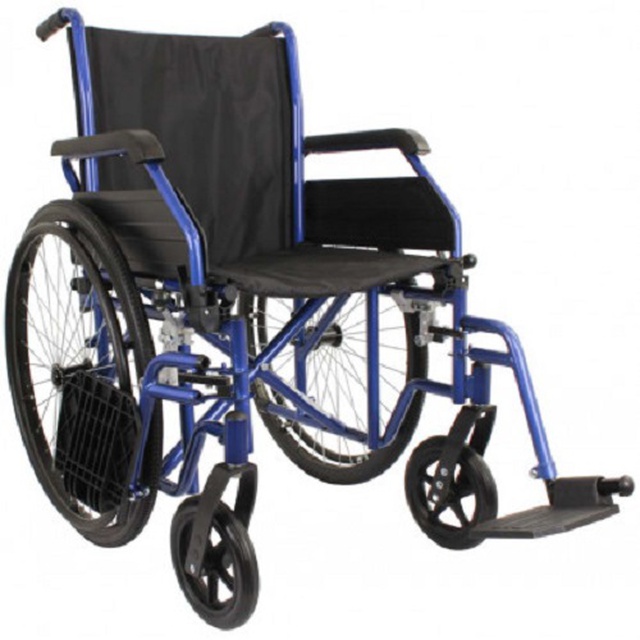 Замовити стандартний складаний візок інвалідний OSD-M2-** (чорний), Китай на сайті Orto-med.com.ua