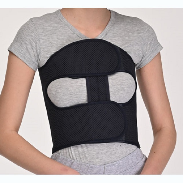 Бандаж реберный послеоперационный разъемный на грудную клетку БР-3Т COMFORT бежевый мужской на сайте Orto-med.com.ua