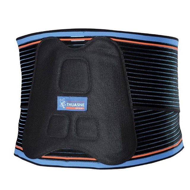 Купить спортивный пояснично-крестцовый корсет, THUASNE (Франция) черного цвета на сайте orto-med.com.ua