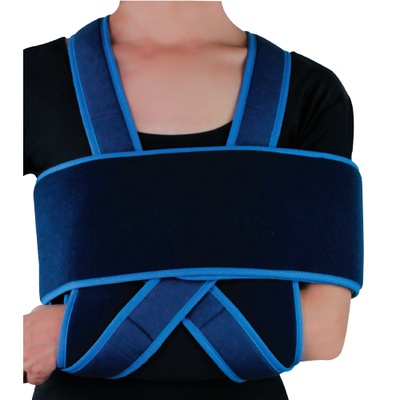 Купити бандаж фіксуючий на плечевий суглоб (Пов'язка ДЕЗО), OH-313, ortop, (Тайвань), різних розмірів, темно-синього кольору на сайті orto-med.com.ua