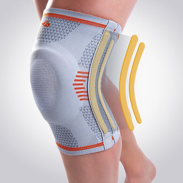 Купити еластичний бандаж для підтримки колінного суглобу з бічними стабілізаторами OS6211 Orliman, (Іспанія) на сайті orto-med.com.ua