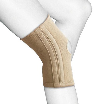 Купить эластичный наколенник с боковыми вставками TN-211, Orliman, (Испания), бежевого цвета, три размера на сайте orto-med.com.ua