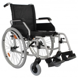 Придбати алюмінієвий інвалідний візок з налаштуванням центру ваги та висоти сидіння OSD-AL-**, чорний (Китай) на сайті Orto-med.com.ua