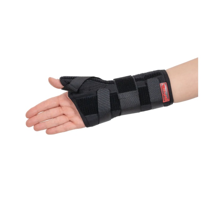 Купити ортез для зап'ястя із фіксацією великого пальця W322, чорного кольору на сайті Orto-med.com.ua