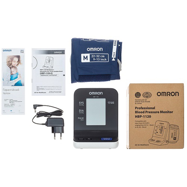 Профессиональный монитор АД OMRON, Япония (черный) заказать на сайте Orto-med.com.ua