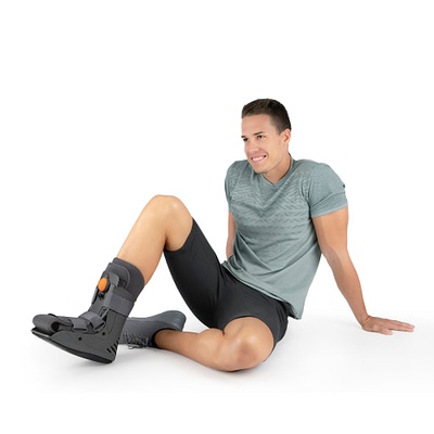 Купити ортез на гомілковостопний суглоб Orliman Fix Air Short Walker EST-092, Іспанія (сірий) на сайті Orto-med.com.ua