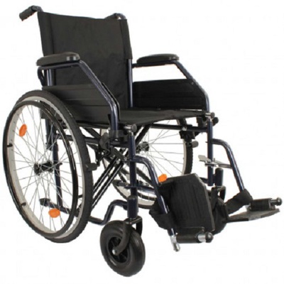 Усиленная складная коляска для инвалидов OSD-STD-** (черная), Китай купить на сайте Orto-med.com.ua