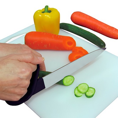 Купити ніж ергономічний для нарізки Garcia 2328, Іспанія, чорний на сайті Orto-med.com.ua