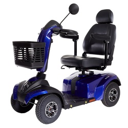 Електромопед HS-520 Doctor Life, Україна (чорно-синій) купити на сайті Orto-med.com.ua