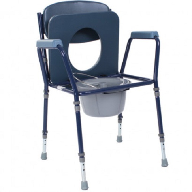 Розбірний стілець-туалет з м'яким сидінням OSD-3105 (синій), Китай купити на сайті Orto-med.com.ua
