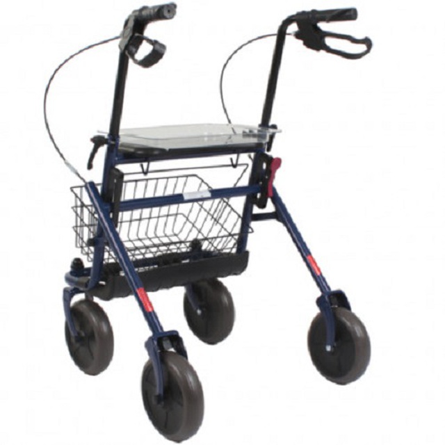 Замовити складаний сталевий ролер для інвалідів OSD-LW-ROL (чорний), Китай на сайті Orto-med.com.ua
