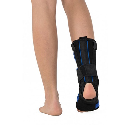 Купить ортез на голеностопный сустав Toros-Group 415, черно-синего цвета на сайте orto-med.com.ua