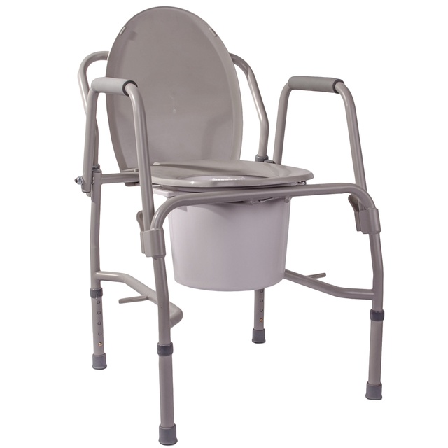 Купити стілець для туалету для літніх людей з відкидними підлокітниками  підсилений OSD-RPM-68680D на сайті orto-med.com.ua