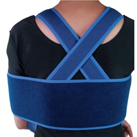 Купити бандаж фіксуючий на плечевий суглоб (Пов'язка ДЕЗО), OH-313, ortop, (Тайвань), синього кольору, різних розмірів на сайті orto-med.com.ua