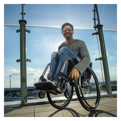 Коляска инвалидная прогулочная, инвалид коляска Champion, Kuschall, (Швейцария), коляска для больных купить на сайте Orto-med.com.ua