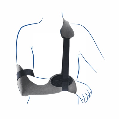 Купить бандаж на плечевой сустав для функциональной иммобилизации, SCAPULIS, THUASNE (Франция), серого цвета на сайте orto-med.com.ua