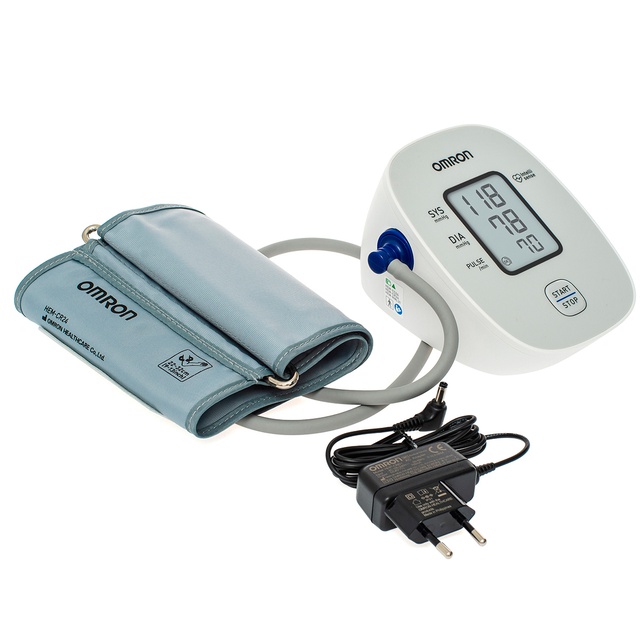 Купити автоматичний тонометр на плече Omron M2 Plus + адаптер на сайті orto-med.com.ua