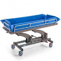 Каталка для мытья лежачих больных SHOWER-TROLLEY-FOR-PAEDIATRIC-USE OSD (синий), Италия выбрать на сайте Orto-med.com.ua