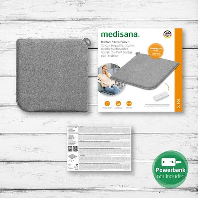 Массажную подушку с подогревом Medisana OL 600, Украина (серый) заказать на сайте Orto-med.com.ua