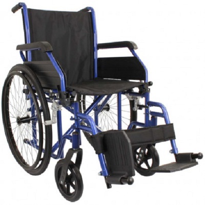Выбрать стандартную складную коляску инвалидную OSD-M2-** (черную), Китай на сайте Orto-med.com.ua