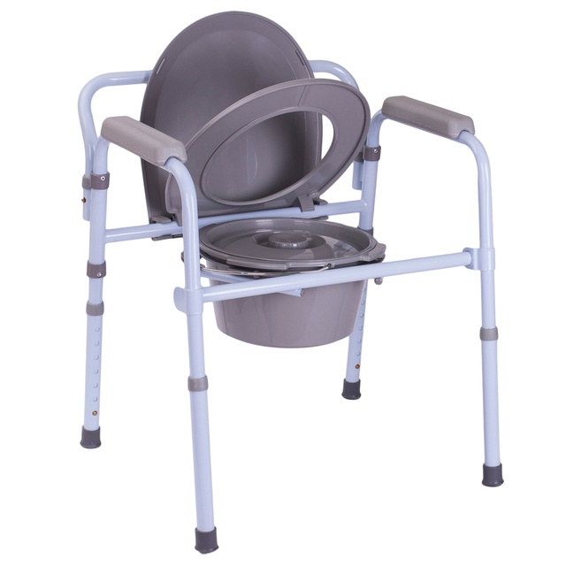 Купити стілець для туалету для літніх людей складаний металевий OSD-RB-2110 на сайті orto-med.com.ua