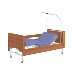 Выбрать кровать медицинскую Rehabed Taurus 2 LUX, металлическую с ламелями, 90x200, SIL - орех, Польша (коричневый) на сайте Orto-med.com.ua