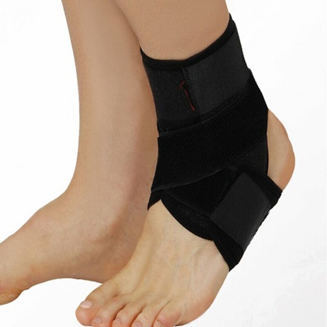 Купить голеностопный бандаж, Aurafix 3401, (Турция), черного цвета, универсального размера на сайте orto-med.com.ua