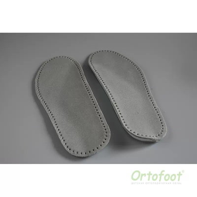 Купить ортопедические стельки для всей стопы с выкладкой продольного свода из натуральной кожи в интернет-магазине Orto-med.com.ua