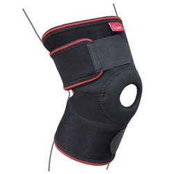 Купити бандаж на колінний суглоб роз'ємний, R6102,REMED (Україна), чорного кольору на сайті orto-med.com.ua