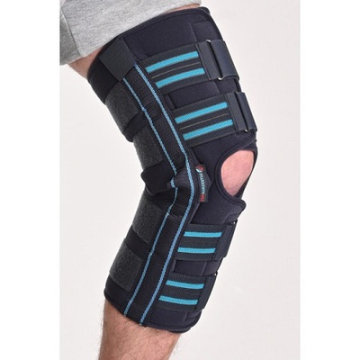 Замовити ортопедичний наколінник із металевими шарнірами для сильної фіксації К-1В COMFORT графітовий на сайті Orto-med.com.ua