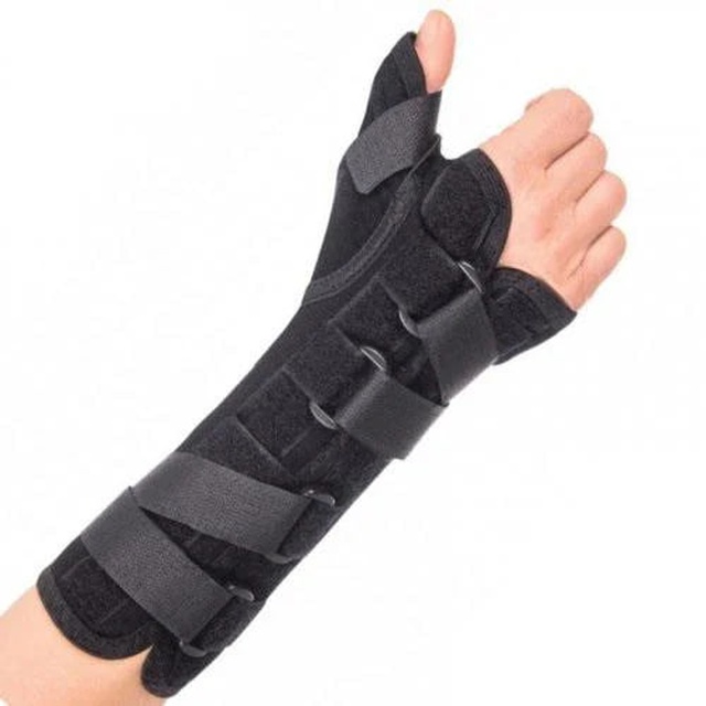 Купить бандаж на кисть руки с фиксацией большого пальца, Тип-553, Toros (Украина), черного цвета на сайте orto-med.com.ua
