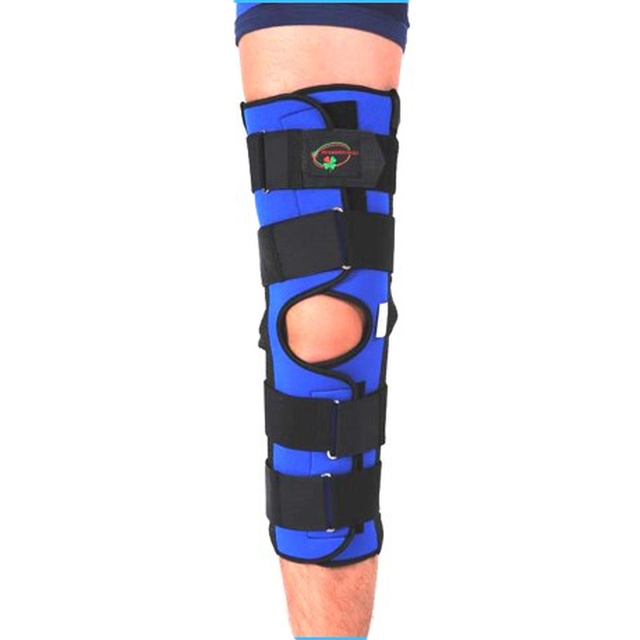 Купить ортез на коленный сустав с металлическим шарниром К-1B, Реабилитимед (Украина), синего и черного цвета на сайте orto-med.com.ua