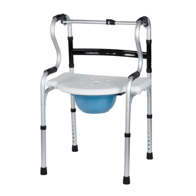 Купити ходунки опорні з таулетом, алюмінієвого кольору, тип 1069, Торос-Груп на сайті Orto-med.com.ua