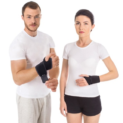 Купити бандаж на променево-зап'ястковий суглоб, Тип-500, Toros (Україна), темного кольору на сайті orto-med.com.ua