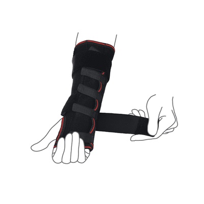 Купити бандаж на зап'ястя, R8301, REMED (Україна), чорного цвета на сайті orto-med.com.ua